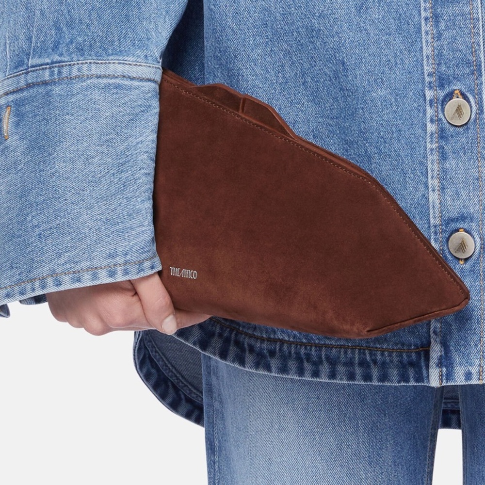 The Attico 8.30 PM Oversized Clutch - Picture 2 of 9